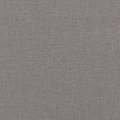 Bettgestell "Dover" Taupe 140x200 cm Stoff