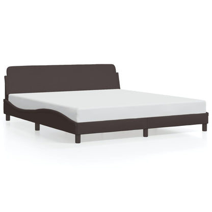 Bettgestell "Dover" Dunkelbraun 180x200 cm Stoff