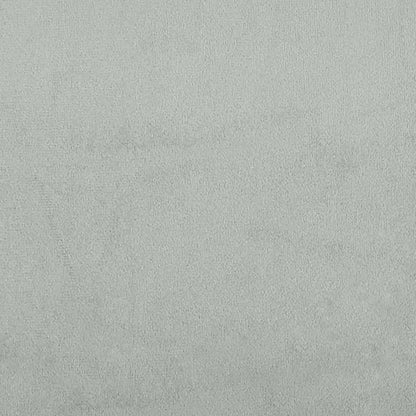 Bettgestell "Dover" Hellgrau 180x200 cm Samt
