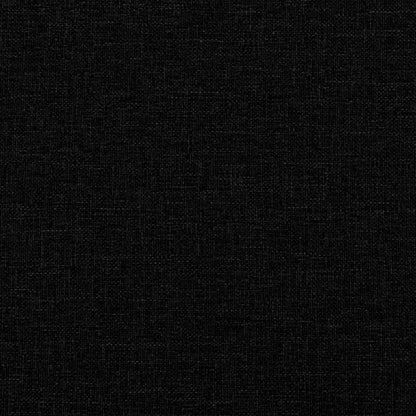 Bettgestell "Dover" Schwarz 200x200 cm Stoff