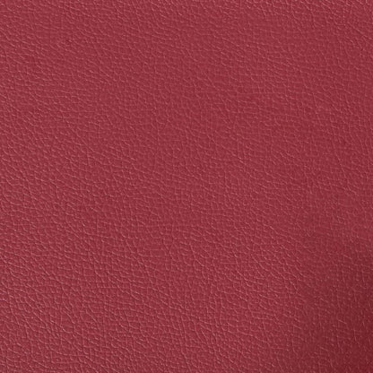 Chesterfield-Sessel Weinrot Kunstleder