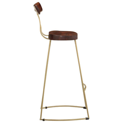 Barhocker 2 Stk. 49x43x103 cm Mango Massivholz