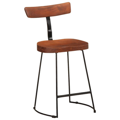 Barhocker 2 Stk. 49x43x79 cm Mango Massivholz