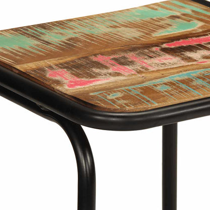 Barhocker 2 Stk. 46x35,5x70 cm Altholz Massivholz