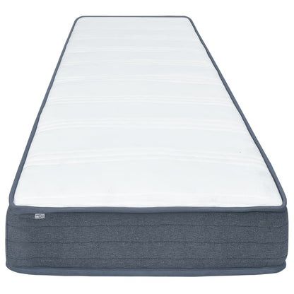 Boxspringmatratze 190x90x20 cm Mittelweich Stoff
