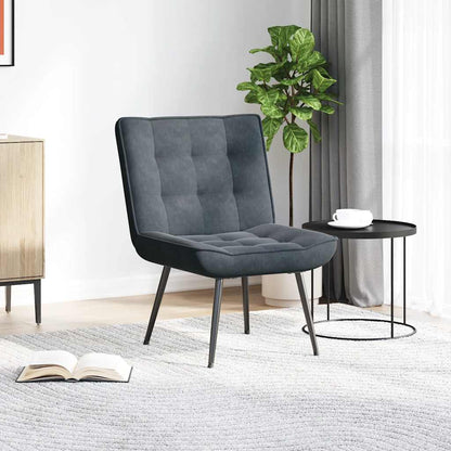 Relaxsessel Dunkelgrau 64x74x84 cm Samt