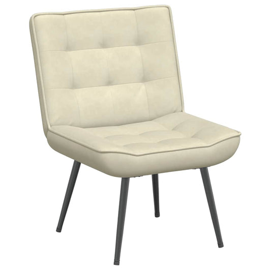 Relaxsessel Creme 64x74x84 cm Samt