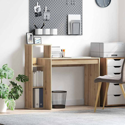 Schreibtisch Eiche handwerklich 100 x 40 x 90 cm Holzwerkstoff