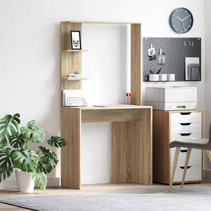 Schreibtisch Sonoma Eiche 78,5 x 37 x 154,5 cm Holzwerkstoff