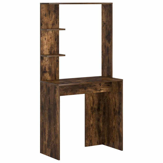 Schreibtisch Räuchereiche 78,5 x 37 x 154,5 cm Holzwerkstoff