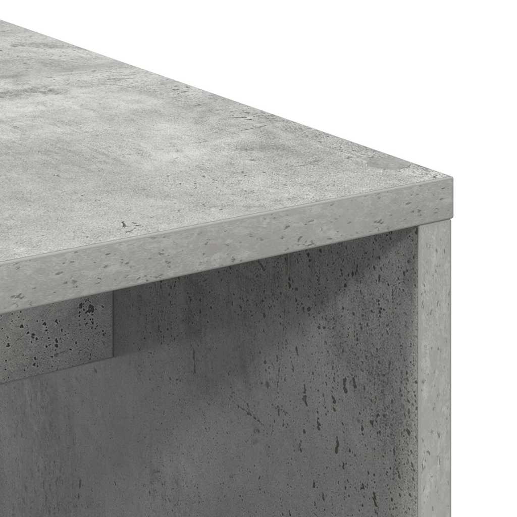 Schreibtisch Betongrau 102 x 50 x 124 cm Holzwerkstoff
