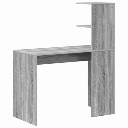 Schreibtisch Grau Sonoma 102 x 50 x 124 cm Holzwerkstoff