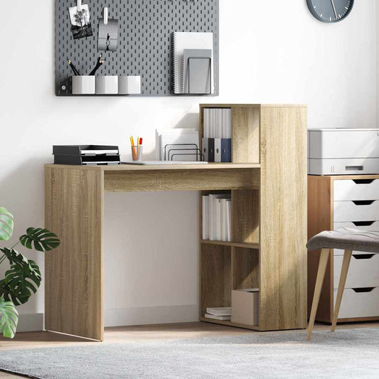 Tisch mit Regal Sonoma Eiche 108 x 55 x 103,5 cm Holzwerkstoff