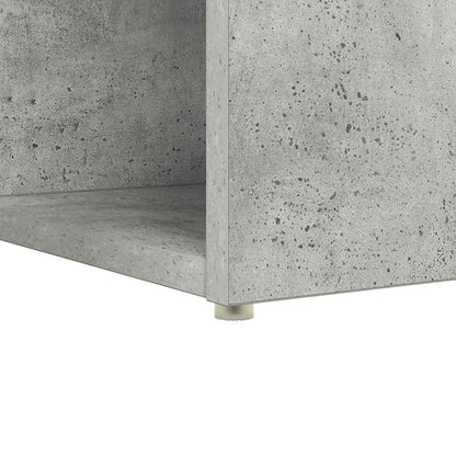 Tisch mit Regal Beton Grau 108 x 55 x 103,5 cm Holzwerkstoff