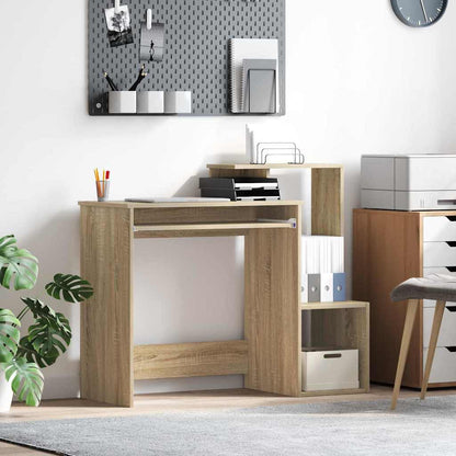 Tisch mit Regal Sonoma Eiche 106 x 40 x 88,5 cm Holzwerkstoff