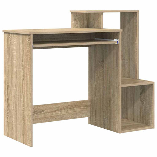 Tisch mit Regal Sonoma Eiche 106 x 40 x 88,5 cm Holzwerkstoff