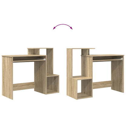 Tisch mit Regal Sonoma Eiche 106 x 40 x 88,5 cm Holzwerkstoff