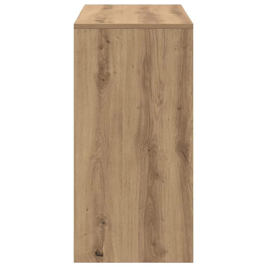 Schreibtisch Eiche handwerklich 90 x 37.5 x 75 cm Holzwerkstoff