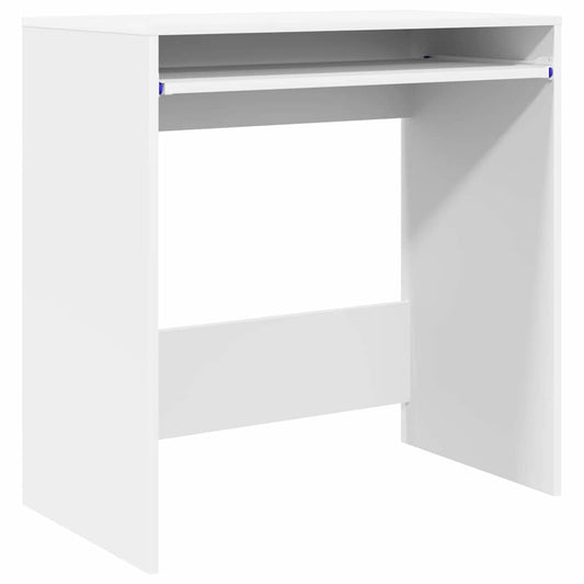 Tisch mit Regal Weiß 77,5 x 43 x 79 cm Holzwerkstoff