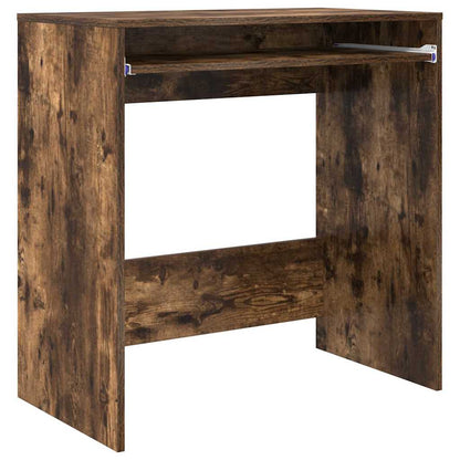 Tisch mit Regal Räuchereiche 77,5 x 43 x 79 cm Holzwerkstoff