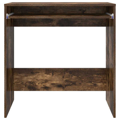 Tisch mit Regal Räuchereiche 77,5 x 43 x 79 cm Holzwerkstoff