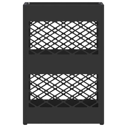 Sonnenschirmhalter mit Speicher Schwarz 28 x 12 x 41 cm Metall