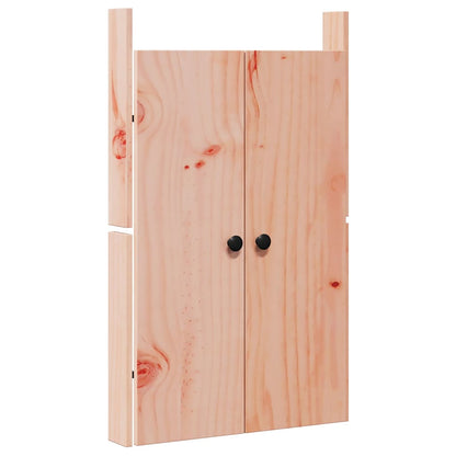 Küchentür 2 pcs Braun 50 x 9 x 82 cm Massives Douglasienholz