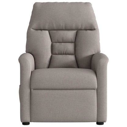Relaxsessel Taupe Stoff