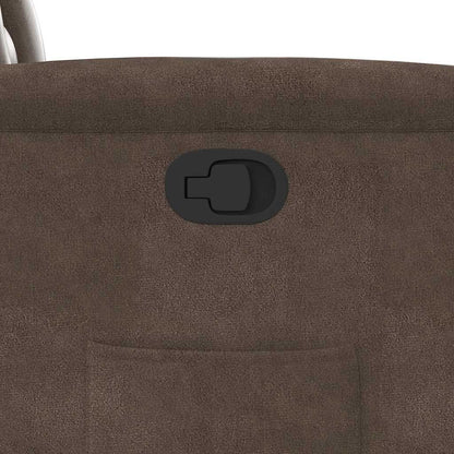 Relaxsessel Braun Mikrofasergewebe