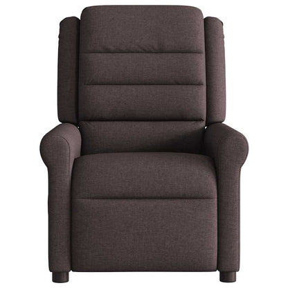 Relaxsessel Dunkelbraun Stoff