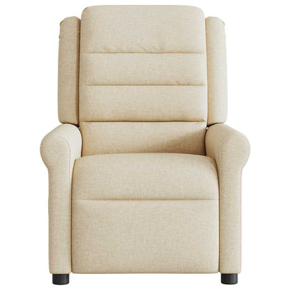 Relaxsessel Creme Stoff