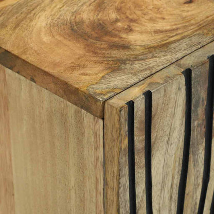 TV-Schränk Braun 105 x 33 x 46 cm massives Mangoholz