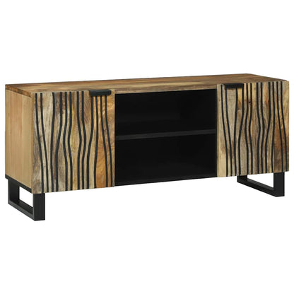 TV-Schränk Braun 105 x 33 x 46 cm massives Mangoholz