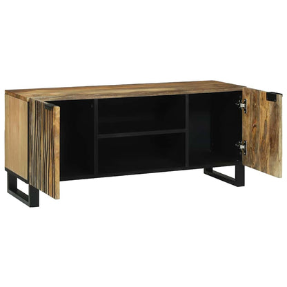 TV-Schränk Braun 105 x 33 x 46 cm massives Mangoholz