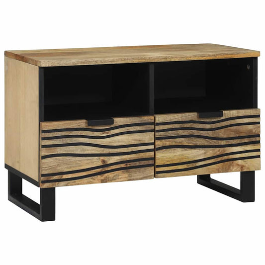 TV-Schränk Braun 70 x 33 x 46 cm massives Mangoholz
