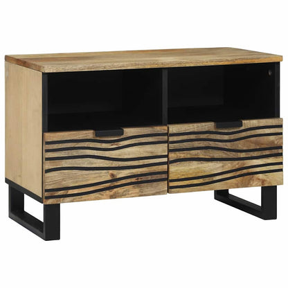 TV-Schränk Braun 70 x 33 x 46 cm massives Mangoholz