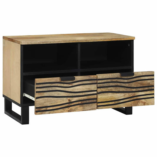 TV-Schränk Braun 70 x 33 x 46 cm massives Mangoholz