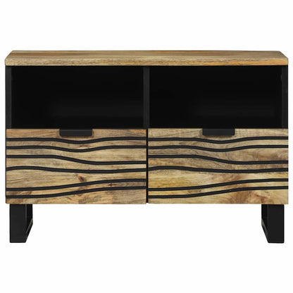 TV-Schränk Braun 70 x 33 x 46 cm massives Mangoholz