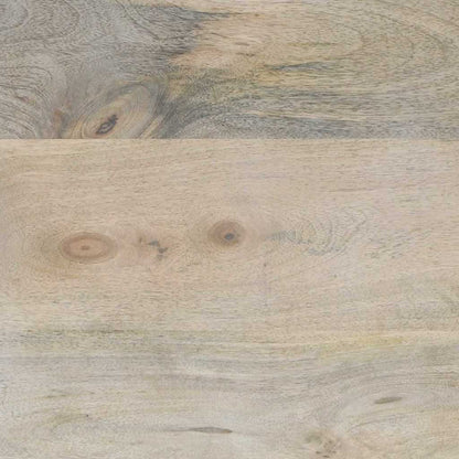 TV-Schränk Weiß 105 x 33 x 46 cm massives Mangoholz
