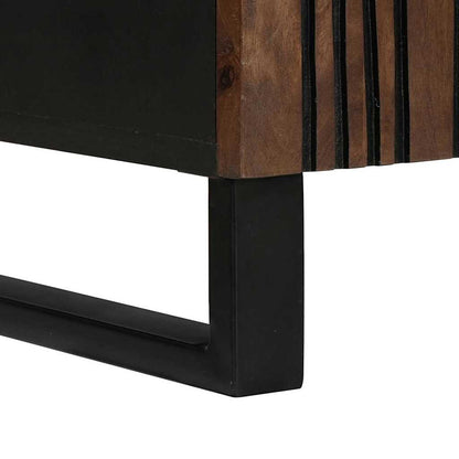 TV-Schränk Braun 105 x 33 x 46 cm massives Mangoholz