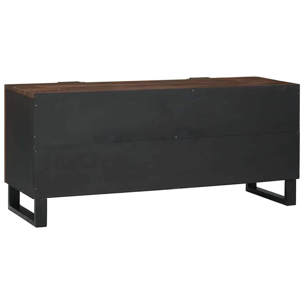 TV-Schränk Braun 105 x 33 x 46 cm massives Mangoholz