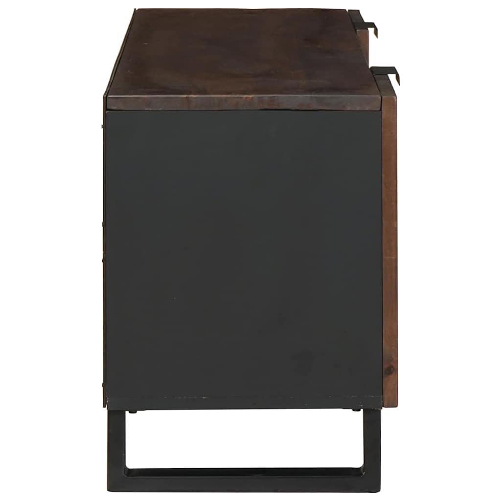 TV-Schränk Braun 105 x 33 x 46 cm massives Mangoholz