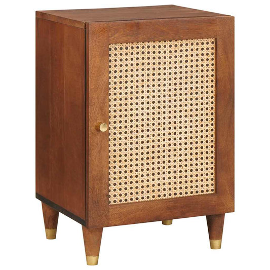 Badezimmer Schrank mit Regal mit Tür Braun 38 x 33.5 x 58 cm