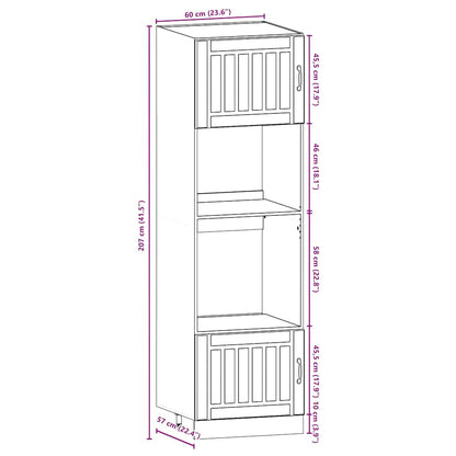 7-tlg. Küchenschrank-Set Kalmar Artisan-Eiche Holzwerkstoff