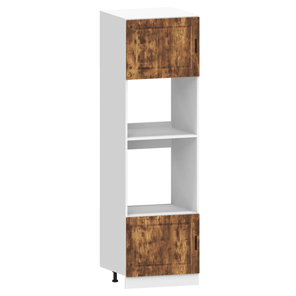 7-tlg. Küchenschrank-Set Kalmar Räuchereiche Holzwerkstoff