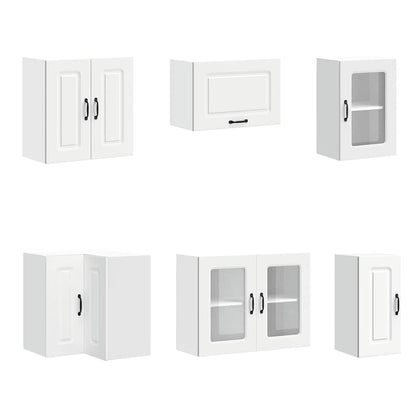 11-tlg. Küchenschrank-Set Kalmar Weiß Holzwerkstoff