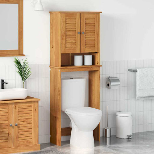 WC-Schränke VIGO Honigbraun 60 x 27 x 161 cm Massivholz Kiefer