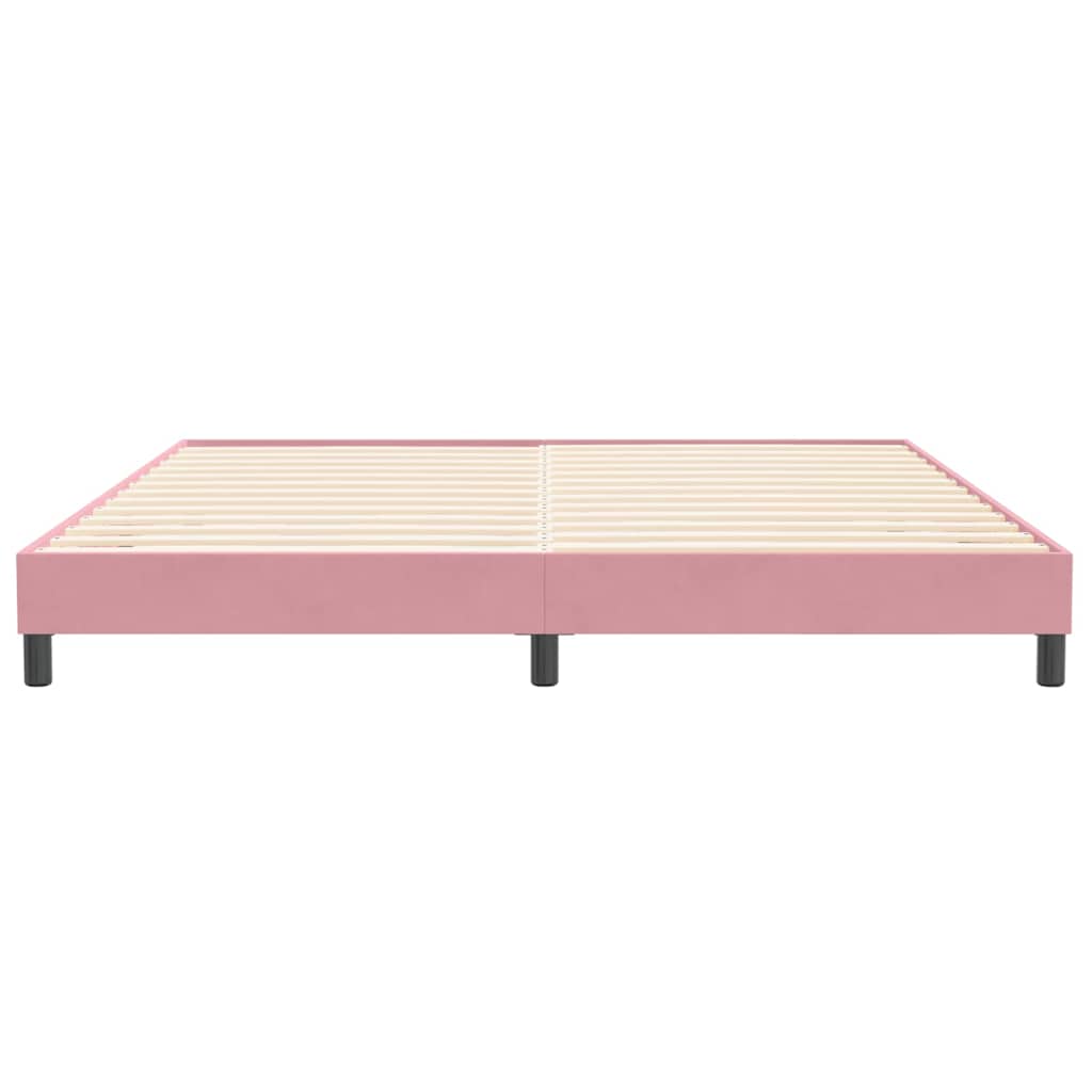 Boxspringbett ohne Matratze Rosa 200x210 cm Samt