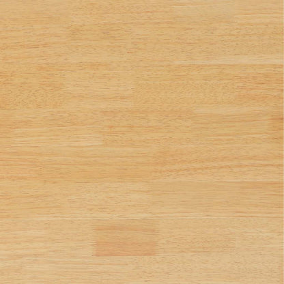 Barhocker mit Kissen 2 Stk. Natur Massivholz Gummibaum