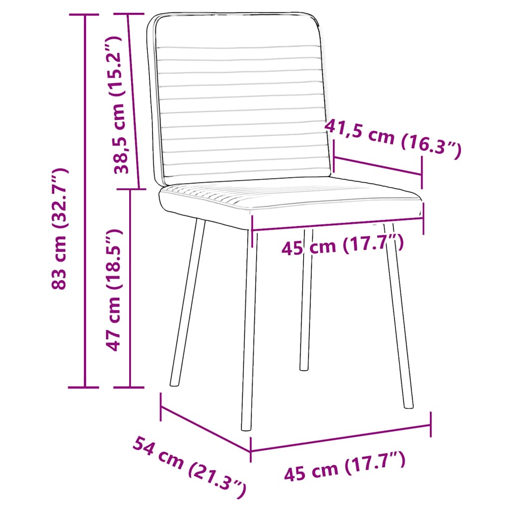 Esszimmerstühle 4 Stk. Gelb Samt